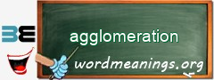 WordMeaning blackboard for agglomeration